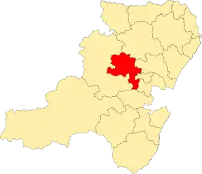 Location of the ward