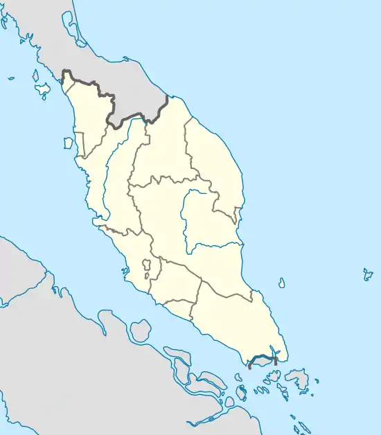 Kulim is located in Peninsular Malaysia