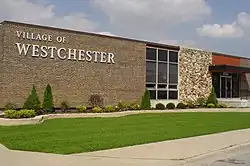 Westchester, Illinois Village Hall on Roosevelt Rd.