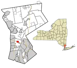 Location of Elmsford, New York