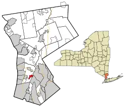 Location of Hartsdale, New York