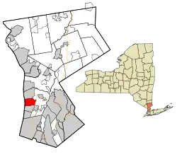 Location of Irvington, New York