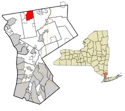 Location of Jefferson Valley, New York