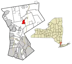 Location of Mount Kisco, New York