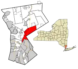 Location of North Castle, New York