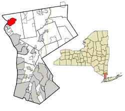 Location in Westchester County and New York