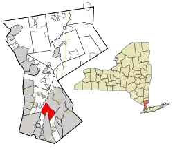 Location of Scarsdale, New York