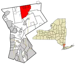 Location of Somers, New York