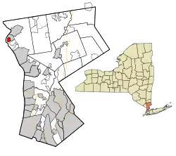 Location of Verplanck, New York