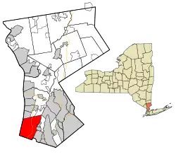 Location within Westchester County