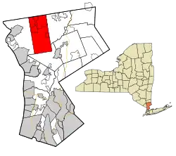 Location of Yorktown, New York