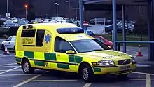 First generation S80 ambulance, RHD model (UK)