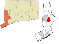 Bethel's location within the Western Connecticut Planning Region and the state of Connecticut