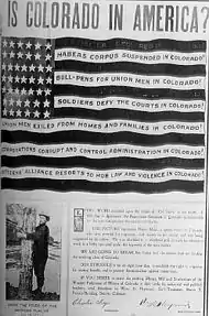 Image 21The Western Federation of Miners' famous flyer entitled "Is Colorado in America?".