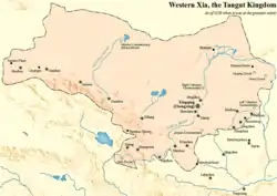 Western Xia in 1150