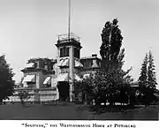 Photograph of "Solitude", home of George Westinghouse in Pittsburgh, PA, seen from the east. From Ref.