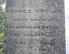 George Dobson inscription