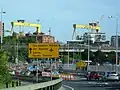 View from Westlink approaching York Street.