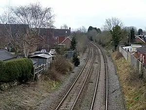 Site of Weston on Trent Station