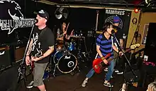 Seoul punk band ...Whatever That Means perform in Thunderhorse Tavern on 28 May 2016.
