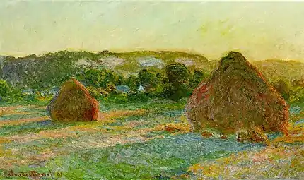 Claude Monet, Wheatstacks (End of Summer), 1890–1891