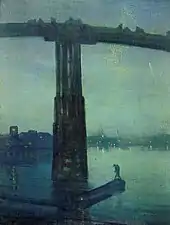 James Abbott McNeill Whistler, Nocturne: Blue and Gold – Old Battersea Bridge, c. 1872–1875