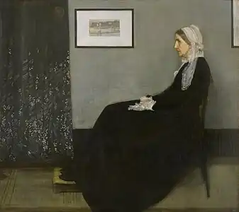 James Abbott McNeill Whistler, Arrangement in Grey and Black: The Artist's Mother (1871) popularly known as Whistler's Mother