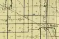 Monon Township map detail, 1920