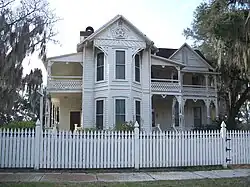 Adams House in the historic district