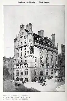 White Star Line offices, 1890s