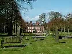 Whitmore Hall.  Surveyed by Baker 1765.