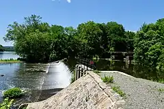 Feeder Canal overflow spillway for the Wickecheoke Creek