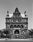 Peter A. B. Widener Mansion in 1973. It burned in 1980, and was demolished