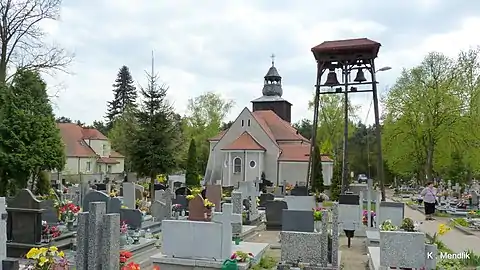Back view from the cemetery