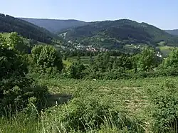 View of the village under the Tobołów peak