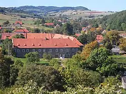 Cistercian abbey in the village