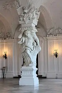 Atlantides in the upper Belvedere Palace, Vienna, by Johann Lukas von Hildebrandt (1721–1722)