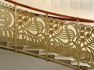 Stairway of Majolika-Haus (1898)