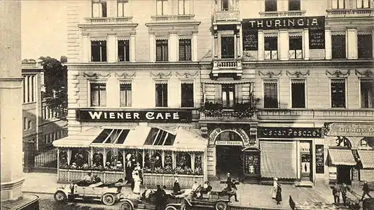 The Wiener cafe in the tenement
