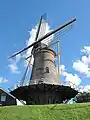 Wijk en Aalburg, Windmill: Stellingmolen (a high windmill with gallery) - "de Twee Gebroeders"