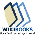 Wikibooks logo from 2009 to the present