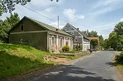 Houses by the road