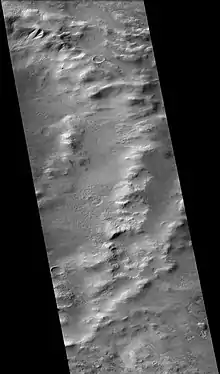 Porter Crater, as seen by CTX camera (on Mars Reconnaissance Orbiter). Gullies are visible in the upper left.