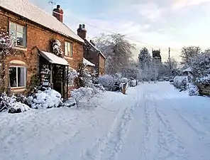 Wilberfoss in the snow
