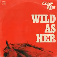 Cover art depicting the top of a horse's head against a plain red background with the title and artist written on the side.