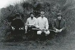 The Wilde Flowers in 1966 (L to R): Pye Hastings, Brian Hopper, Hugh Hopper, Richard Coughlan.