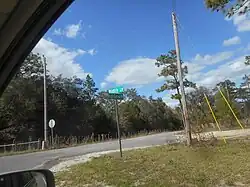 Wildlife Lane and the intersection of High Corner Road in Hernando County, Florida