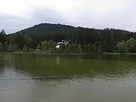 The Wildsee with the Gschwandtkopf behind