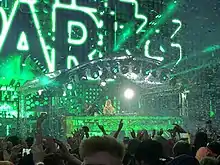 Will Sparks playing live at the mainstage of Airbeat One Festival 2018