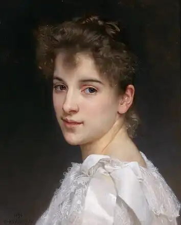 Gabrielle Cot, daughter of Pierre Auguste Cot (1890)